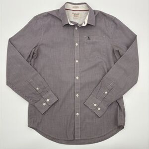 The original penguin | heritage slim fit | Men's Blue and White Checkered Shirt